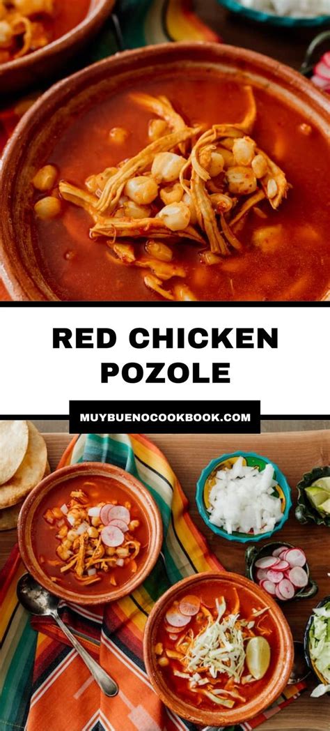 Red Chicken Pozole Recipe Muy Bueno Recipe Pozole Recipe Posole Recipe Chicken Mexican