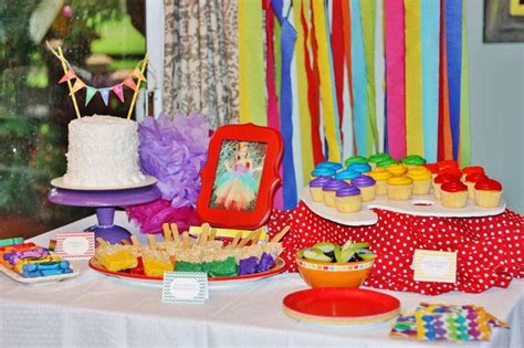 Chevron Rainbow Art Birthday Party Ideas Photo 13 Of 40 Rainbow Art