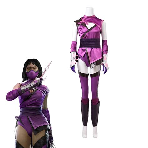 Disfraz De Juego Mortal Kombat Mileena Para Mujer Adulta Uniforme P