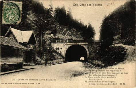 Les Cols Des Vosges Au Tunnel De Busang Cote Francais Cartorum