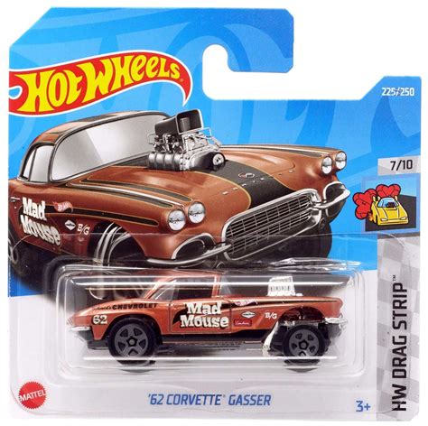 Hot Wheels HW Drag Strip '62 Corvette Gasser Diecast Car - Walmart.com