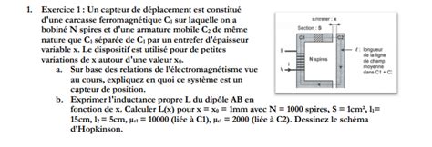 Lois D Lectromagn Tisme Capteur De Position