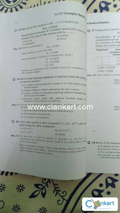 Buy Arihant Ncert Examplar Chemistry Class 12 Book In Excellent Condition At