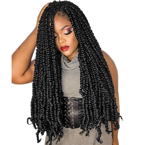 Amazon Niseyo Inch Passion Twist Hair Pre Twisted Packs Long