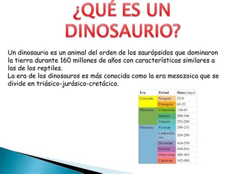 Los Dinosaurios Ppt