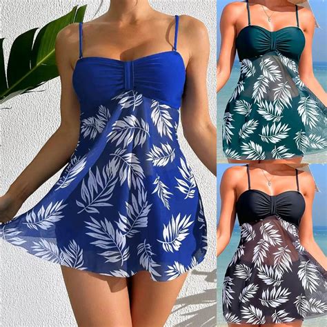 2024 Hot Sexy Swimwears Tankinis Set Women Bikini Set Leaf Printed