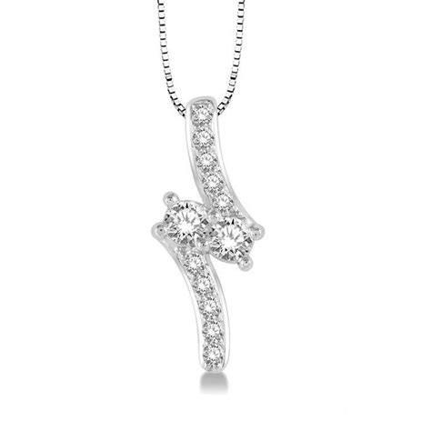 2STONE DIAMOND PENDANT Dunkin S Diamonds