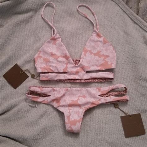 Acacia Swimwear Swim New Acacia Naked Magnolia Set Small Poshmark