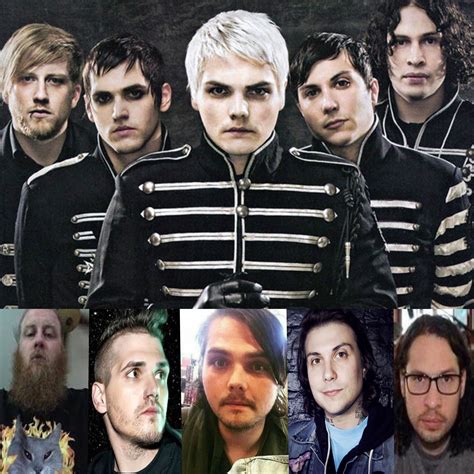 My Chemical Romance Then And Now My Chemical Romance Members My