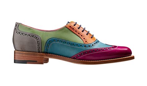 Fearne Multi Coloured Womens Brogue Barker Shoes Uk