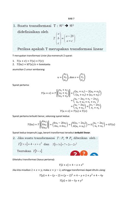 SOLUTION Matrix Transformation Studypool