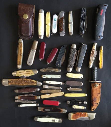 (39) Collection Of Pocket Knives