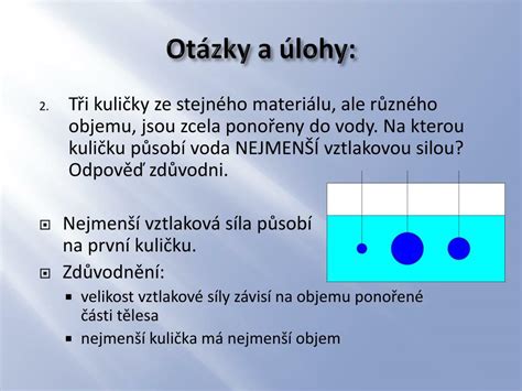 Ppt Vztlakov S La P Sob C Na T Leso V Kapalin Powerpoint