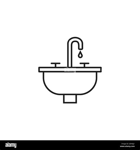 Sink Icon Element Of Plumbing Icon For Mobile Concept And Web Apps