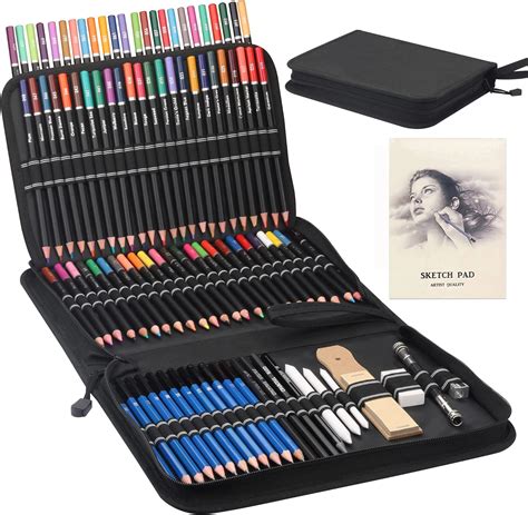 Amazon Premium Drawing Pencil Set 96pcs Including 72 Colored