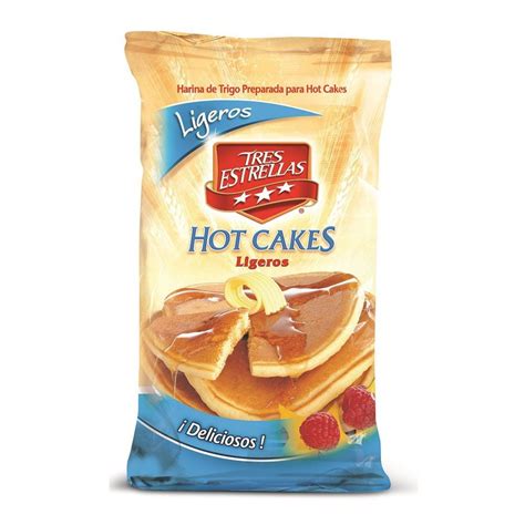 Harina Para Hot Cakes Tres Estrellas Ligeros G Walmart