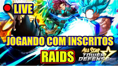 Live Novo Update Jogando Inscritos Raid Rush Star All Star