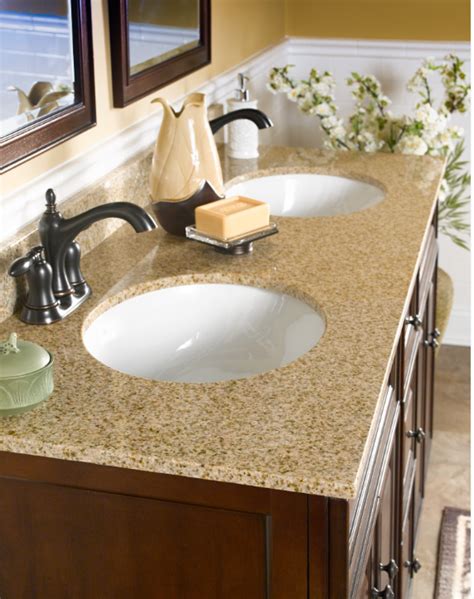 Natural Granite Bathroom Vanity Tops | Wolf Home Products | Granite ...