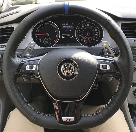 A Leather Wrapped Steering Wheel Is A Huge Improvement Over Stock R