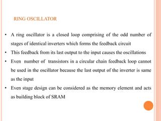 OSCILATORS introduction & ring oscillator | PPT