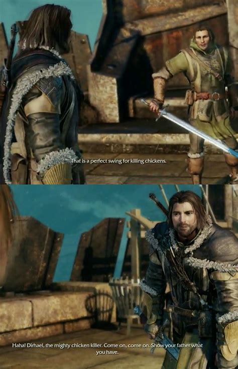 Talion And His Son Dirhael Middle Earth Shadow Shadow Of Mordor Lotr