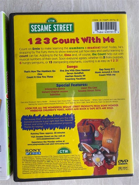 Sesame Street DVD, Hobbies & Toys, Music & Media, CDs & DVDs on Carousell