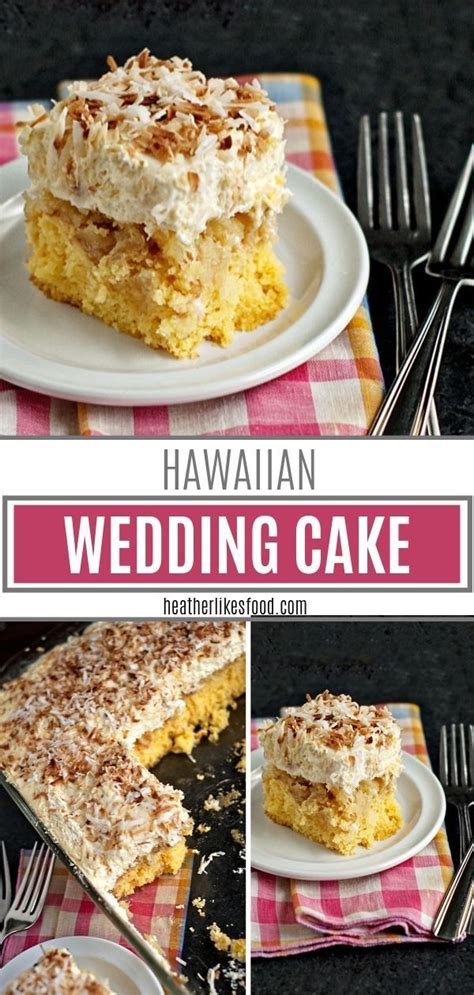 You Will Find Everything You Want In A Cake In This Hawaiian Wedding