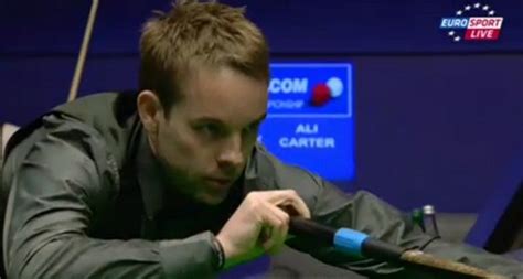 Snooker Baize Blog World Championship Captain Ali Carter Massive