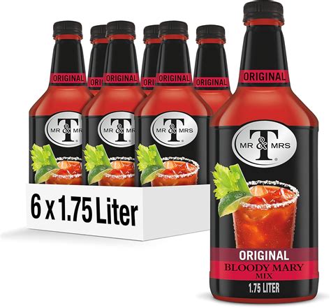 Mr Mrs T Original Bloody Mary Mix L Bottles Pack Of By Mr