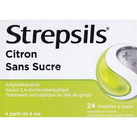 Stepsils Citron Sans Sucre Bo Te De Pastilles Sucer