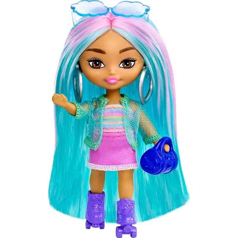 Barbie Extra Mini Minis Doll With Blue Hair Barbie Doll HLN45