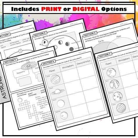 Earth Science Study Guide Bundle E Distance Learning Nitty