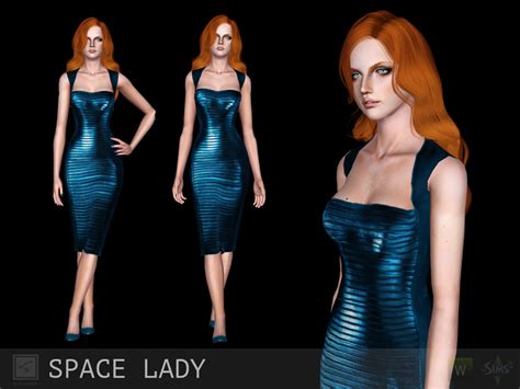 Shushilda Sims Space Lady Dress HQ Texture 2048x2048 New