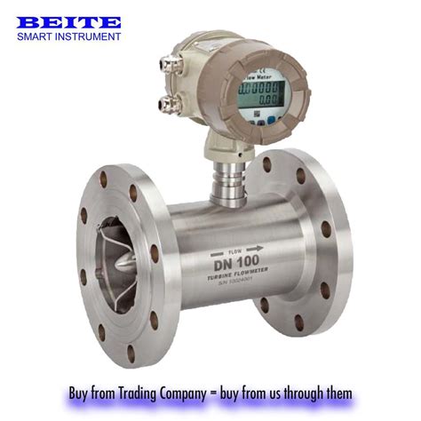 High Precision Liquid Turbine Flow Meter Stainless Steel Digital