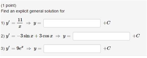 Solved 1 Point Consider The First Order Separable Equation Chegg