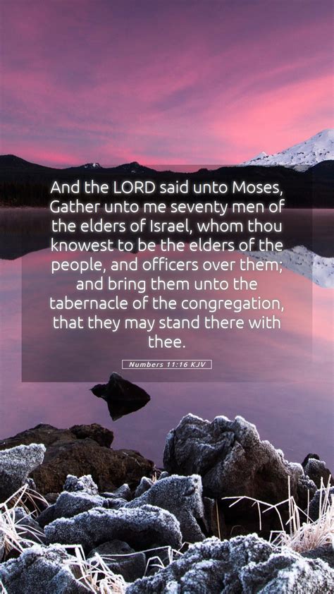 Numbers Kjv Mobile Phone Wallpaper And The Lord Said Unto Moses