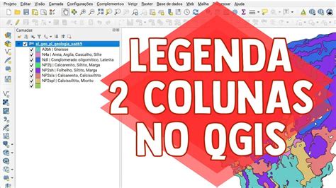 Inserir Duas Colunas Na Legenda Do Mapa No Qgis Tutorial Youtube