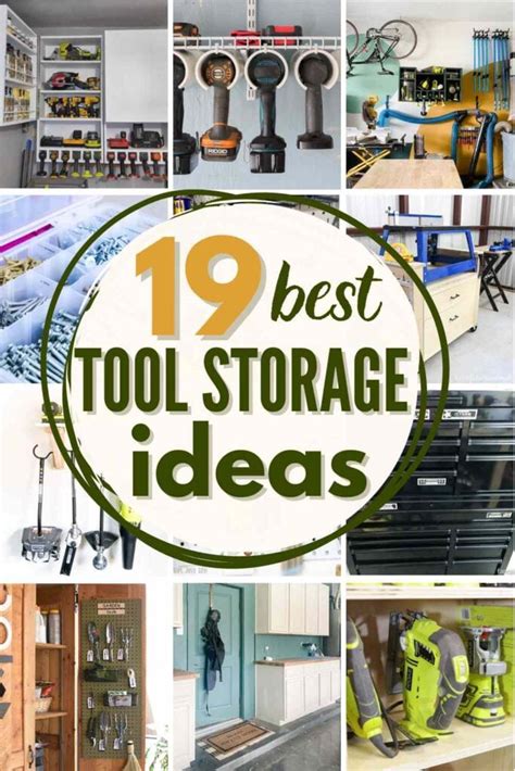 19 Top Tool Storage Ideas To Organize Your Work Space