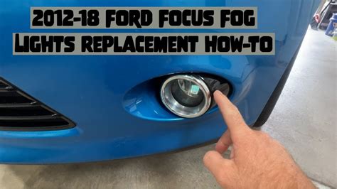 2012 Ford Focus Fog Light Assembly Replacement How To Youtube