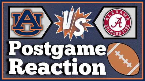 Auburn Football Vs Alabama Iron Bowl Postgame Reaction Youtube