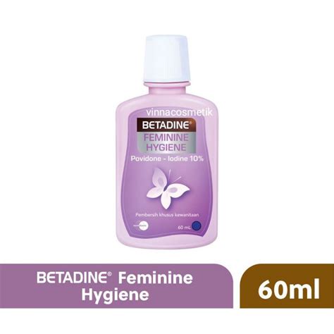 Jual Betadine Feminine Hygiene Isi 60ml Original 100 Shopee Indonesia