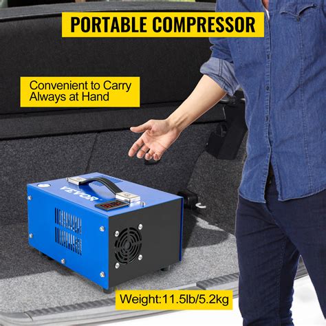 Vevor Pcp Air Compressor 4500psi Portable Pcp Compressor 12v Dc110v Ac Pcp Airgun Compressor