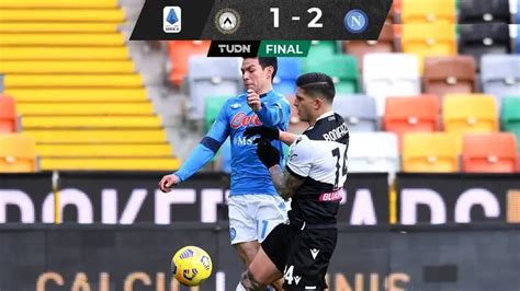 Udinese Napoli Resultado Goles Y Resumen Tudn F Tbol Tudn