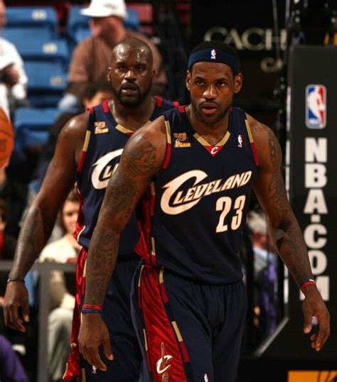 Lebron James And Shaquille Oneal