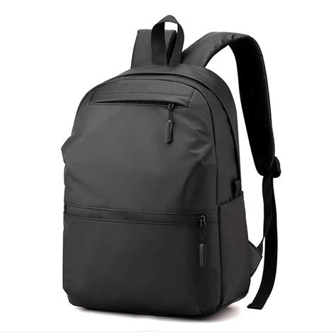 Polyester Waterproof Backpack For Men - Black