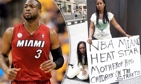 NBA Star Dwyane Wade S Ex Wife Walks The Streets With Poster Saying He