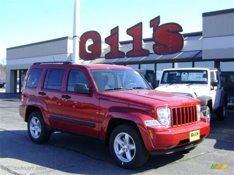 Inferno Red Crystal Pearl Jeep Liberty Sport X Photo