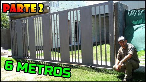 Porton Corredizo De 6 Mts Paso A Paso Parte 2 YouTube