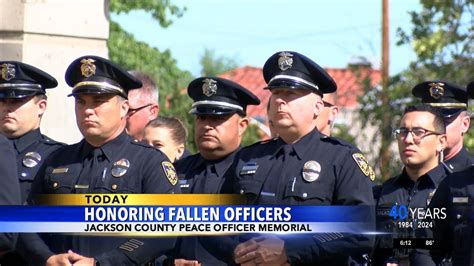 Jackson County Unites To Honor Fallen Officers Youtube