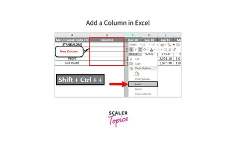 How To Add And Delete Rows And Columns In Excel Scaler Topics